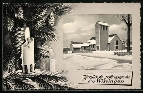 AK Wissingen, Kirche im Winter