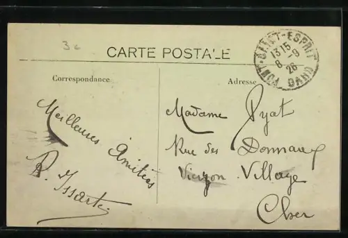 AK Pont-St-Esprit, Vue Panoramique prise de la Terrasse de la Cathédrale