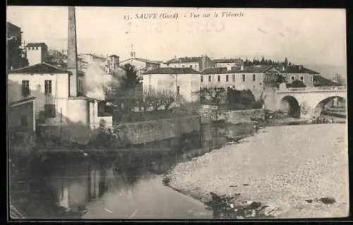 AK Sauve /Gard, Vue sur le Vidourle