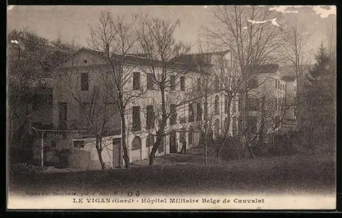AK Le Vigan /Gard, Hôpital Militaire Belge de Cauvalat