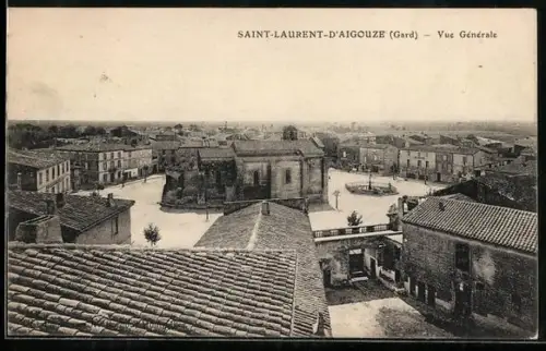 AK Saint-Laurent-d`Aigouze /Gard, Vue générale
