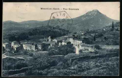 AK Monoblet /Gard, Vue générale