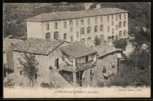 AK Le Martinet-sur-Auzonnet, Les Écoles