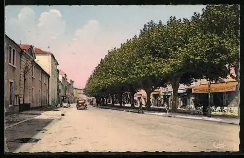 AK Pont-Saint-Esprit /Gard, Caserne Pépin, Promenade du Nord
