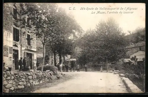 AK Valleraugue /l`Aigoual, Le Mazei, l`arrivée du courrier