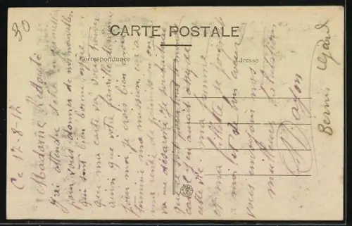 AK Bernis, L`Hôtel des Postes