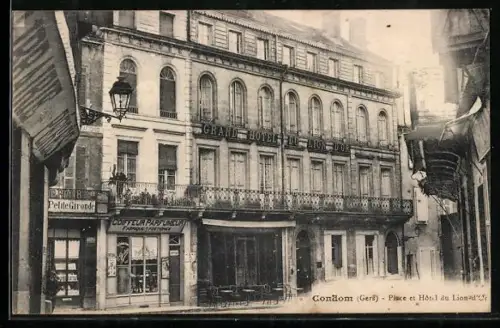 AK Condom /Gers, Place et Hôtel du Lion