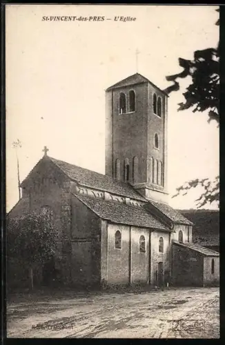AK St-Vincent-des-Prés, L`Église