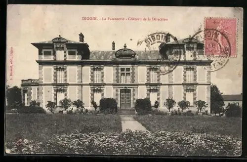 AK Digoin, La Faïencerie, Château de la Direction