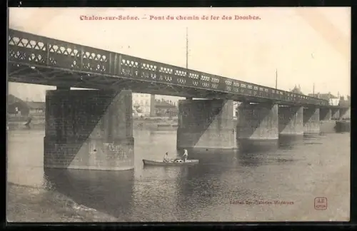 AK Chalon-sur-Saône, Pont du chemin de fer des Dombes