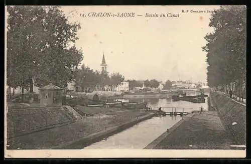 AK Chalon-sur-Saône, Bassin du Canal