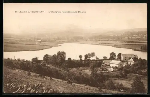 AK St-Léger-s /-Beuvray, L`Étang de Poissons et le Moulin