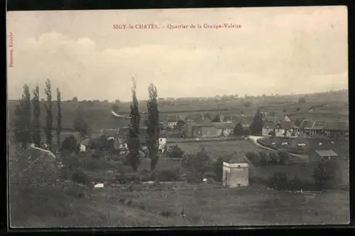 AK Sigy-le-Châtel, Quartier de la Grange-Valette