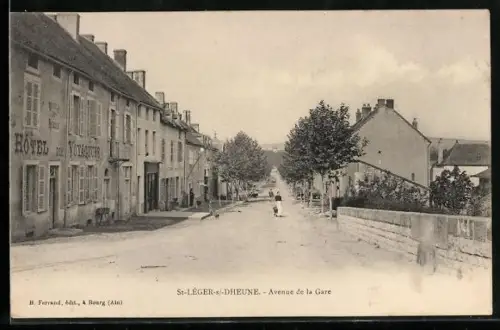 AK St-Léger-s-Dheune, Avenue de la Gare