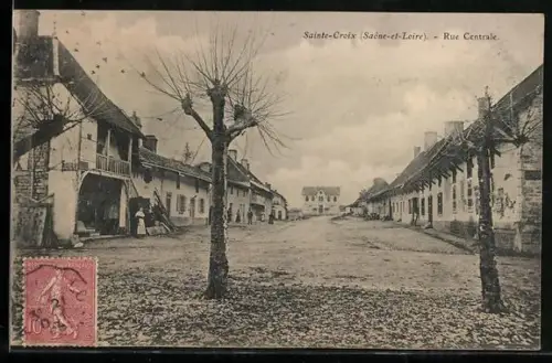 AK Sainte-Croix /Saône-et-Loire, Rue Centrale