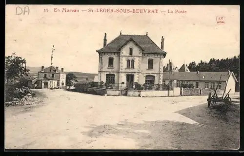 AK St-Léger-sous-Beuvray, La Poste en Morvan