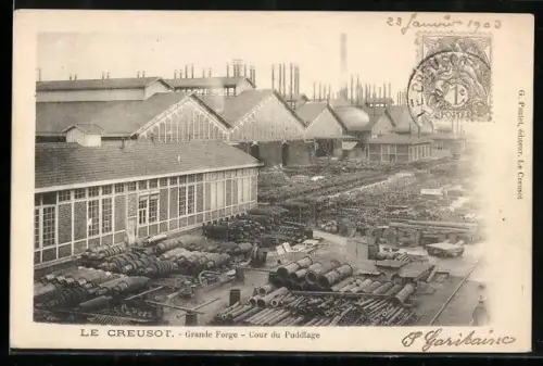 AK Le Creusot, Grande Forge, Cour du Puddlage