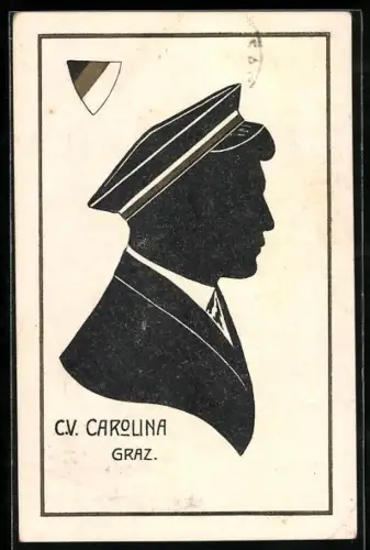AK Graz, Studentenwappen der C.V. Carolina