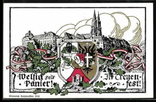 AK Klosterneuburg, Studentenwappen der Welfia, Kloster