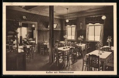 AK Otterbach / Pfalz, Kaffee-Restaurant Jean Marschall, Kaffee mit Nebenzimmer