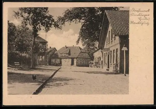 AK Dorfmark /Lüneburger Heide, Marktplatz