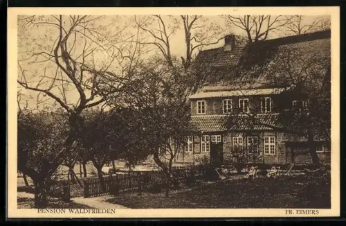 AK Bommelsen /Walsrode Land, Hotel-Pension Waldfrieden, Bes. Fr. Eimers