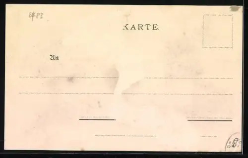 AK Soden-Stolzenberg, Soolbad, Hotel Villa Viktoria, Gesamtansicht