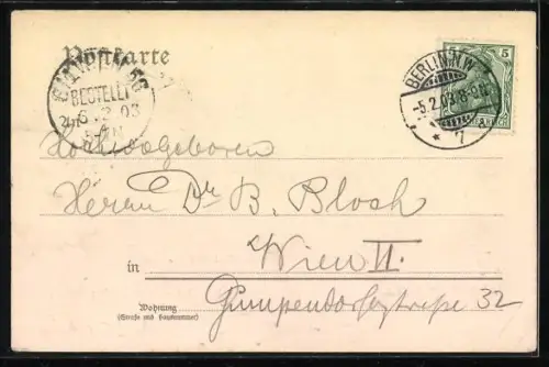 AK Berlin-W., Viktoria-Louisen-Platz, Platzansicht, Wohnhäuser