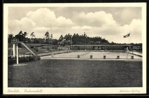 AK Bomlitz, Badeanstalt ohne Besucher