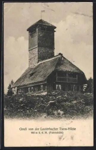AK Lauterbach / Württ., Lauterbacher Turm-Hütte