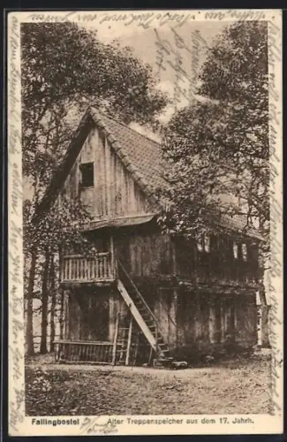 AK Fallingbostel, Alter Treppenspeicher aus dem 17. Jahrhundert