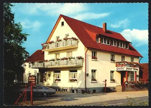 AK Heuweiler /Glottertal, Gasthaus Grüner Baum, Inh. Fam. Bank