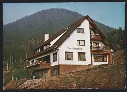 AK Ibach-Löcherberg /Schwarzwald, Berggasthaus Braunbergstüble, Bes. Familie Doll