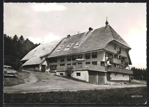 AK Lindau b. Todtmoos, Gasthaus-Pension zum Adler, Inh. Hans Frommherz