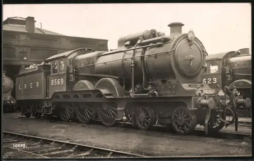 Fotografie britische Eisenbahn der LNER Nr. 8569