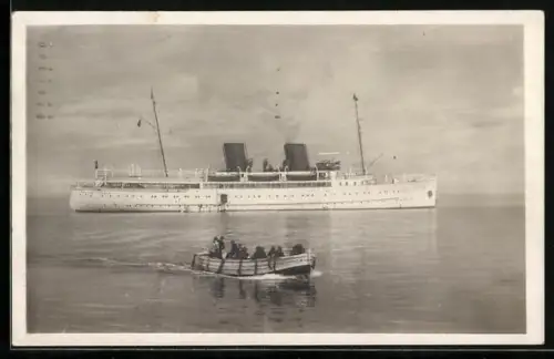 AK Schnelldampfer Roland, Norddeutscher Lloyd Bremen, Passagierschiff