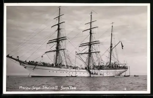 AK Marine-Segel-Schulschiff Gorch Fock der Kriegsmarine