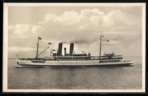 AK Dampfer Glückauf in Fahrt, Passagierschiff