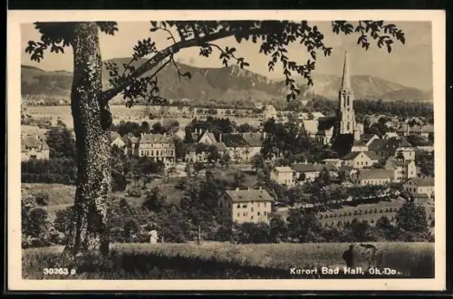 AK Bad Hall /Ob. Do., Ortsansicht mit Kirche