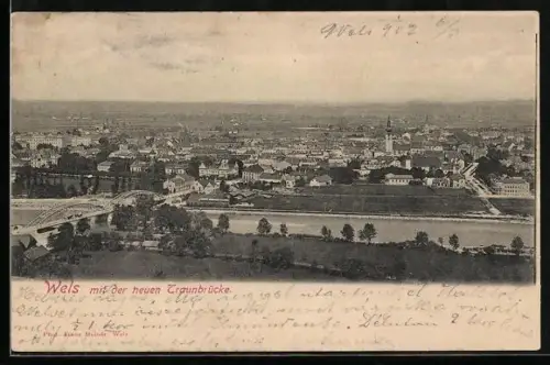 AK Wels, Mit der neuen Traunbrücke