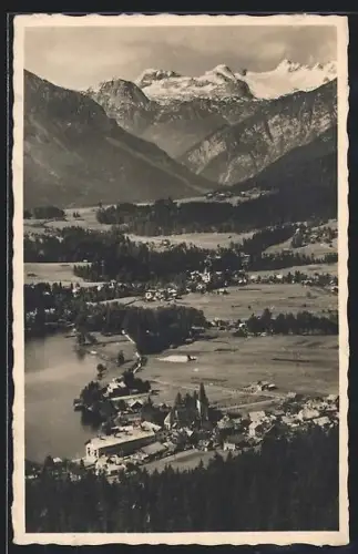 AK Altaussee, Ortsansicht mit Dachstein