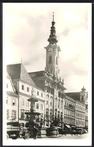 AK Steyr /Ob. Öst., Rathaus
