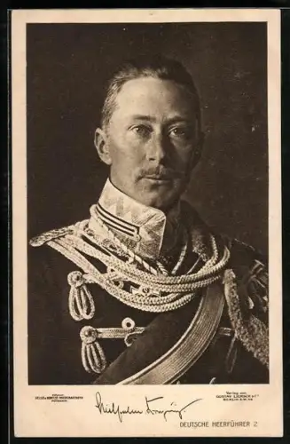 AK Kronprinz Wilhelm von Preussen in Husarenuniform, Brustbild