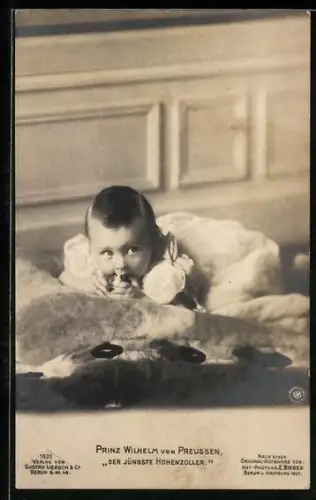 AK Der kleine Prinz Wilhelm von Preussen