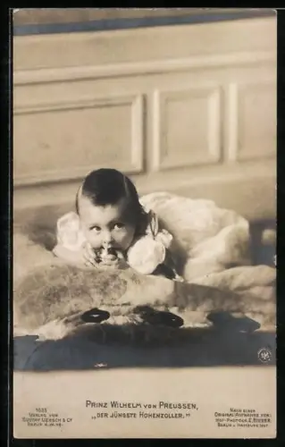 AK Der kleine Prinz Wilhelm von Preussen