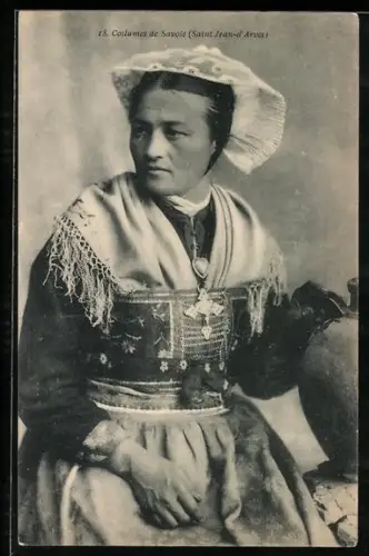 AK Saint-Jean-d`Arves, Costumes de Savoie