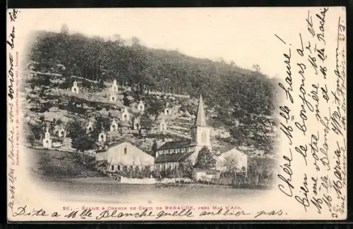 AK Renaude près Mas d`Azil, Église & Chemin de Croix