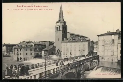 AK St-Girons, Èglise Paroissiale et Pont