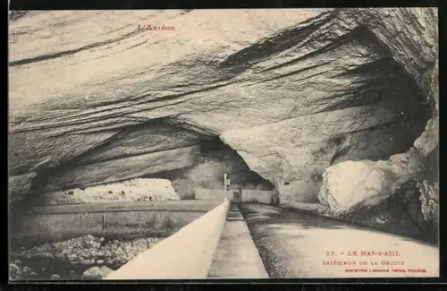 AK Le Mas-d`Azil /Ariège, Intérieur de la Grotte