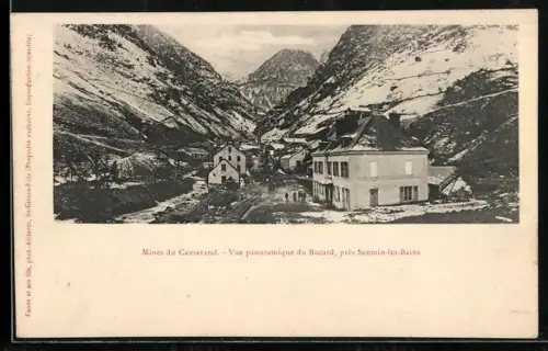 AK Bocard près Sentein-les-Bains, Mines du Causerand, Vue panoramique